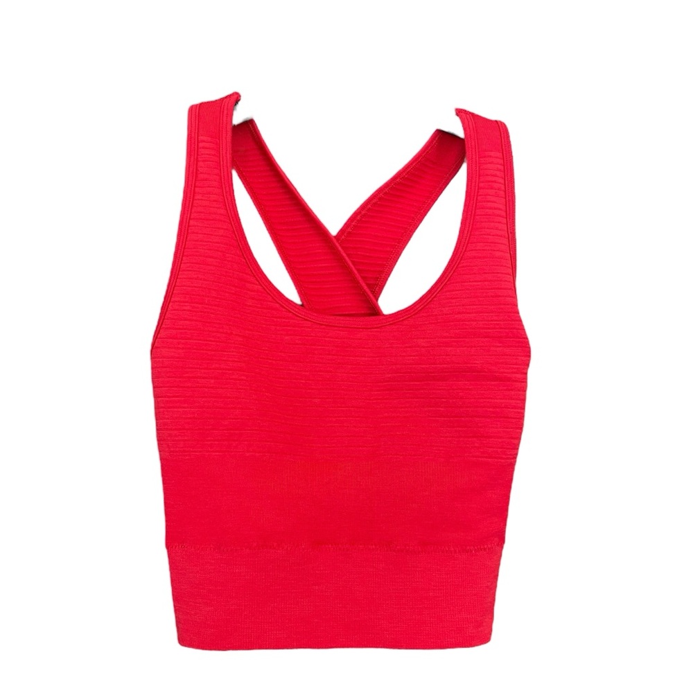 Alphalete Vault Bra Cherry Red Compression Sports Bra Women’s Size M